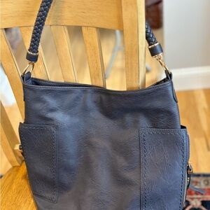 Miztique Dark Blue Shoulder Bag